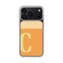 スリムプロテクションケース［ オリジナル - initial two tone - C orange ］