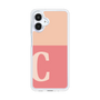 スリムプロテクションケース［ オリジナル - initial two tone - C pink ］
