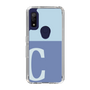 スリムプロテクションケース［ オリジナル - initial two tone - C blue ］
