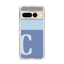 スリムプロテクションケース［ オリジナル - initial two tone - C blue ］