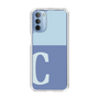 スリムプロテクションケース［ オリジナル - initial two tone - C blue ］