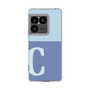 スリムプロテクションケース［ オリジナル - initial two tone - C blue ］