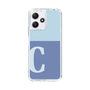 スリムプロテクションケース［ オリジナル - initial two tone - C blue ］