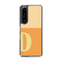 スリムプロテクションケース［ オリジナル - initial two tone - D orange ］