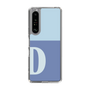スリムプロテクションケース［ オリジナル - initial two tone - D blue ］
