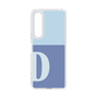 スリムプロテクションケース［ オリジナル - initial two tone - D blue ］