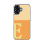スリムプロテクションケース［ オリジナル - initial two tone - E orange ］