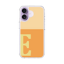 スリムプロテクションケース［ オリジナル - initial two tone - E orange ］