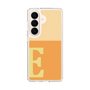 スリムプロテクションケース［ オリジナル - initial two tone - E orange ］