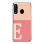 スリムプロテクションケース［ オリジナル - initial two tone - E pink ］