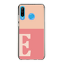 スリムプロテクションケース［ オリジナル - initial two tone - E pink ］