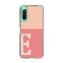スリムプロテクションケース［ オリジナル - initial two tone - E pink ］