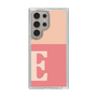 スリムプロテクションケース［ オリジナル - initial two tone - E pink ］