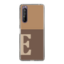 スリムプロテクションケース［ オリジナル - initial two tone - E brown ］