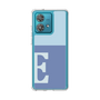 スリムプロテクションケース［ オリジナル - initial two tone - E blue ］
