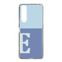 スリムプロテクションケース［ オリジナル - initial two tone - E blue ］