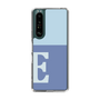 スリムプロテクションケース［ オリジナル - initial two tone - E blue ］