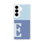 スリムプロテクションケース［ オリジナル - initial two tone - E blue ］