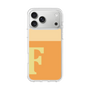 スリムプロテクションケース［ オリジナル - initial two tone - F orange ］