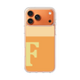 スリムプロテクションケース［ オリジナル - initial two tone - F orange ］