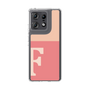 スリムプロテクションケース［ オリジナル - initial two tone - F pink ］