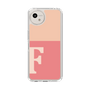 スリムプロテクションケース［ オリジナル - initial two tone - F pink ］