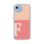 スリムプロテクションケース［ オリジナル - initial two tone - F pink ］