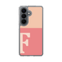 スリムプロテクションケース［ オリジナル - initial two tone - F pink ］