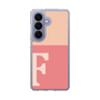 スリムプロテクションケース［ オリジナル - initial two tone - F pink ］