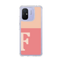 スリムプロテクションケース［ オリジナル - initial two tone - F pink ］