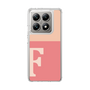 スリムプロテクションケース［ オリジナル - initial two tone - F pink ］