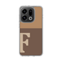 スリムプロテクションケース［ オリジナル - initial two tone - F brown ］