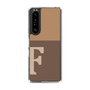 スリムプロテクションケース［ オリジナル - initial two tone - F brown ］