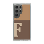スリムプロテクションケース［ オリジナル - initial two tone - F brown ］