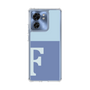 スリムプロテクションケース［ オリジナル - initial two tone - F blue ］