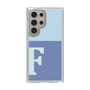 スリムプロテクションケース［ オリジナル - initial two tone - F blue ］
