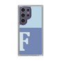スリムプロテクションケース［ オリジナル - initial two tone - F blue ］
