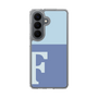 スリムプロテクションケース［ オリジナル - initial two tone - F blue ］