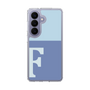スリムプロテクションケース［ オリジナル - initial two tone - F blue ］