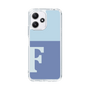 スリムプロテクションケース［ オリジナル - initial two tone - F blue ］