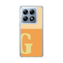スリムプロテクションケース［ オリジナル - initial two tone - G orange ］