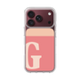 スリムプロテクションケース［ オリジナル - initial two tone - G pink ］