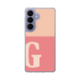 スリムプロテクションケース［ オリジナル - initial two tone - G pink ］