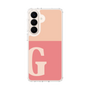 スリムプロテクションケース［ オリジナル - initial two tone - G pink ］