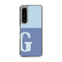 スリムプロテクションケース［ オリジナル - initial two tone - G blue ］