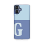 スリムプロテクションケース［ オリジナル - initial two tone - G blue ］