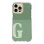 スリムプロテクションケース［ オリジナル - initial two tone - G green ］