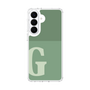 スリムプロテクションケース［ オリジナル - initial two tone - G green ］