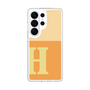 スリムプロテクションケース［ オリジナル - initial two tone - H orange ］