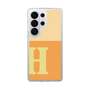 スリムプロテクションケース［ オリジナル - initial two tone - H orange ］